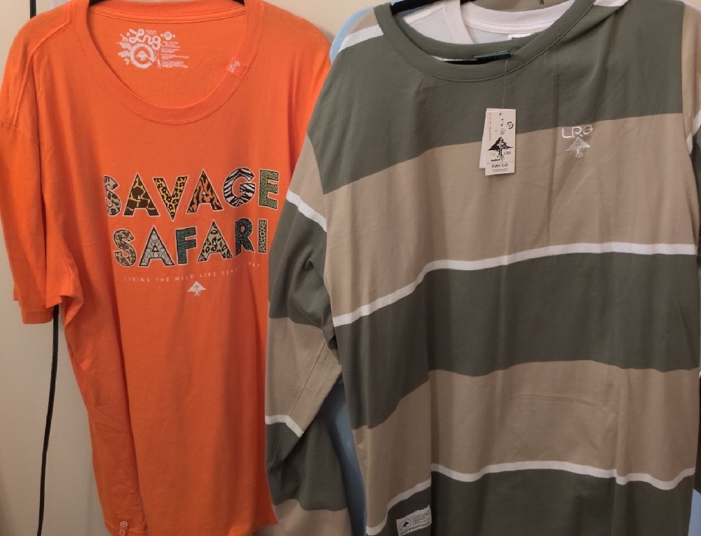 LRG Orange 'Savage Safari' Graphic Tee - Picture 2 of 3